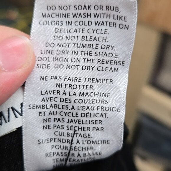 Frank & Oak Size L Black Linen Blend High Waisted Pull On Shorts - Picture 7 of 9